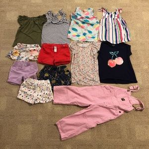 Girls 4T size 4/5 spring summer lot